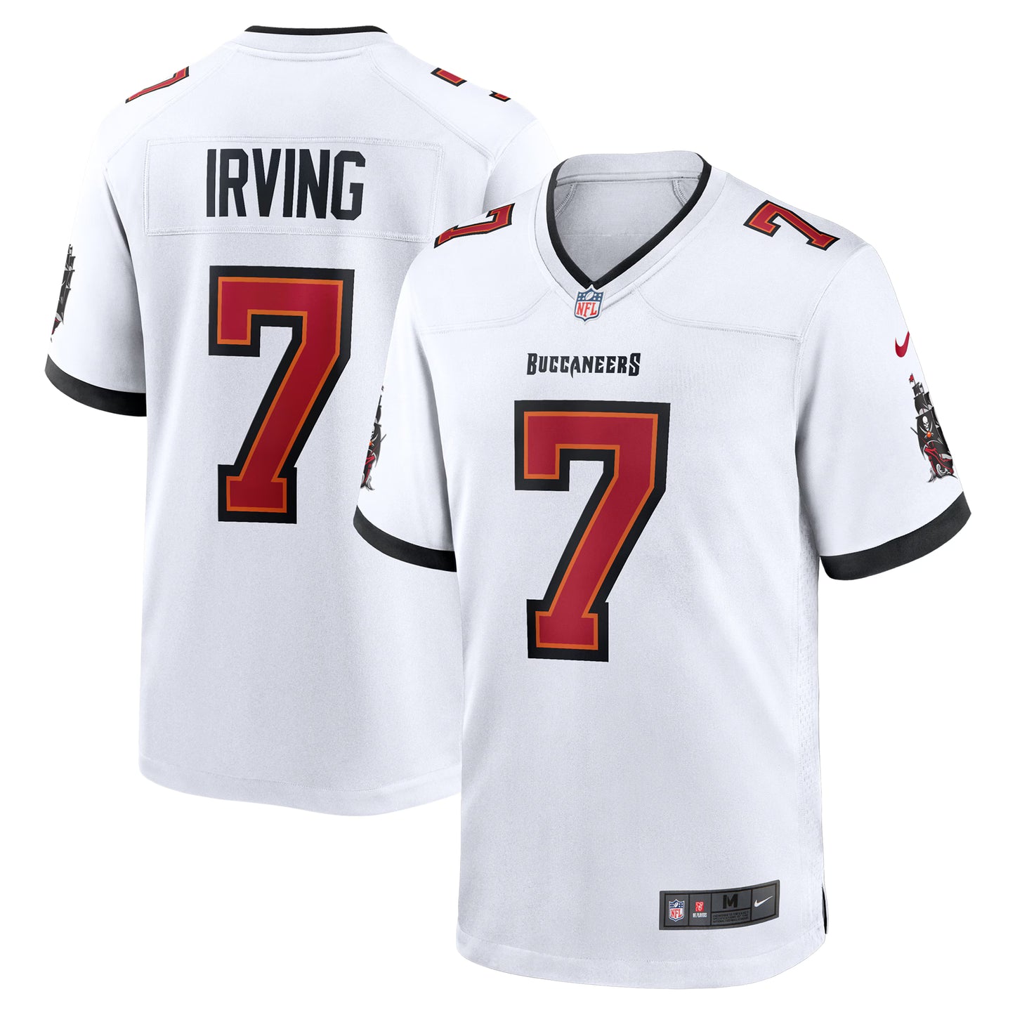 Tampa Bay Buccaneers Bucky Irving White Game Jersey