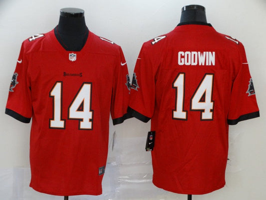 Men's Tampa Bay Buccaneers Chris Godwin #14 Red Vapor Limited Jersey1