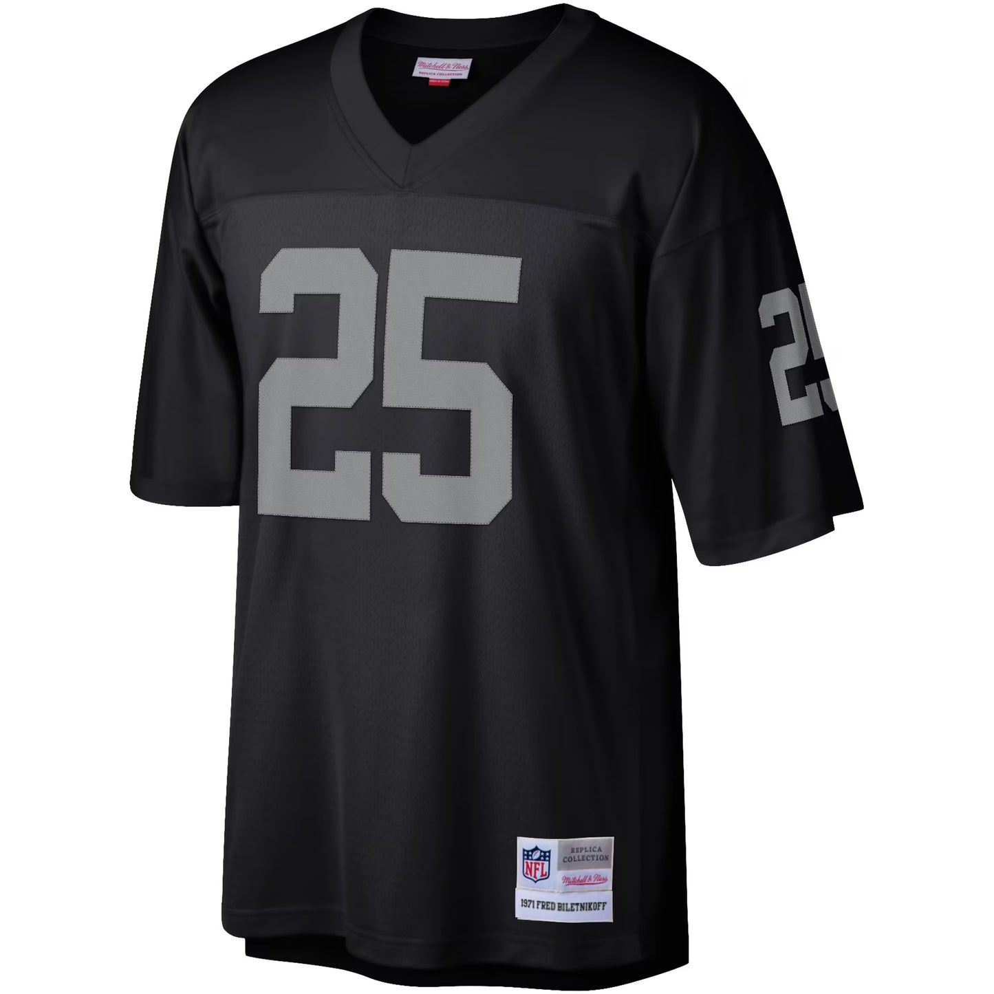 Las Vegas Raiders Fred Biletnikoff Mitchell & Ness Black Legacy Replica Jersey