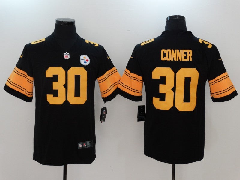 Men's Pittsburgh Steelers James Conner #30 Black Alternate Legend Jersey1