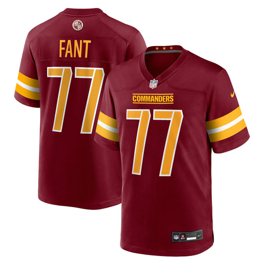 Washington Commanders George Fant Burgundy Team Game Jersey