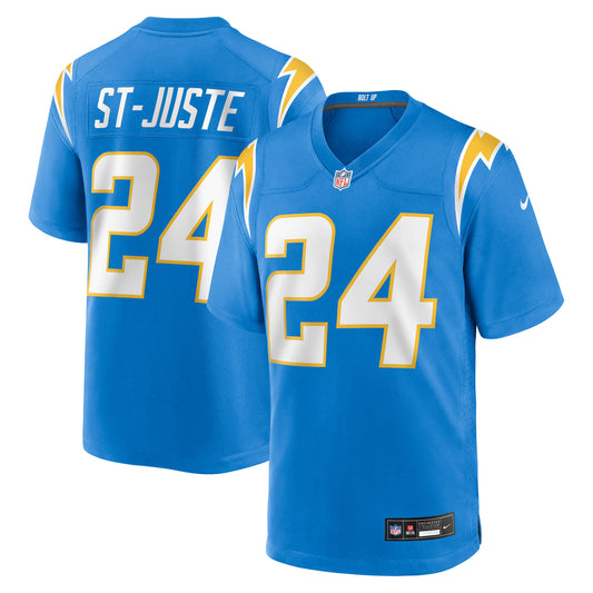 Los Angeles Chargers Benjamin St-Juste Powder Blue Team Game Jersey
