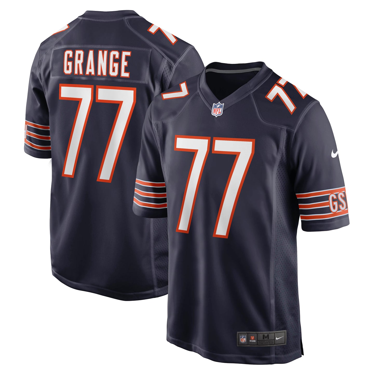 Chicago Bears Red Grange Navy Retired Player Jersey