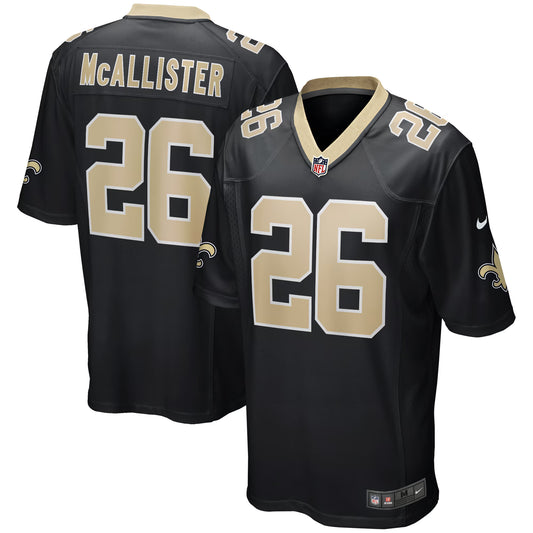 New Orleans Saints Deuce McAllister Black Game Retired Player Jersey