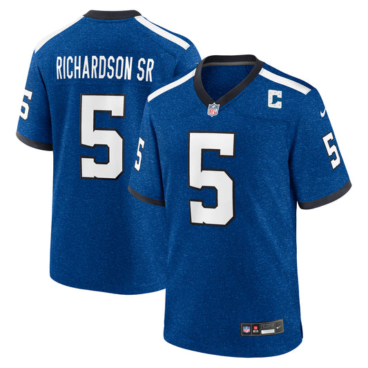 Indianapolis Colts Anthony Richardson Sr. Royal Alternate Indiana Nights Game Jersey