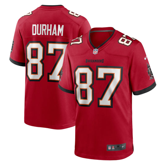 Tampa Bay Buccaneers Payne Durham Red Game Jersey