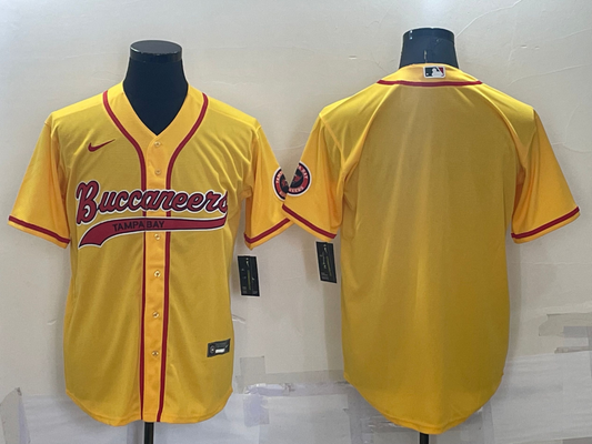 Men's Tampa Bay Buccaneers Yellow Blank jersey