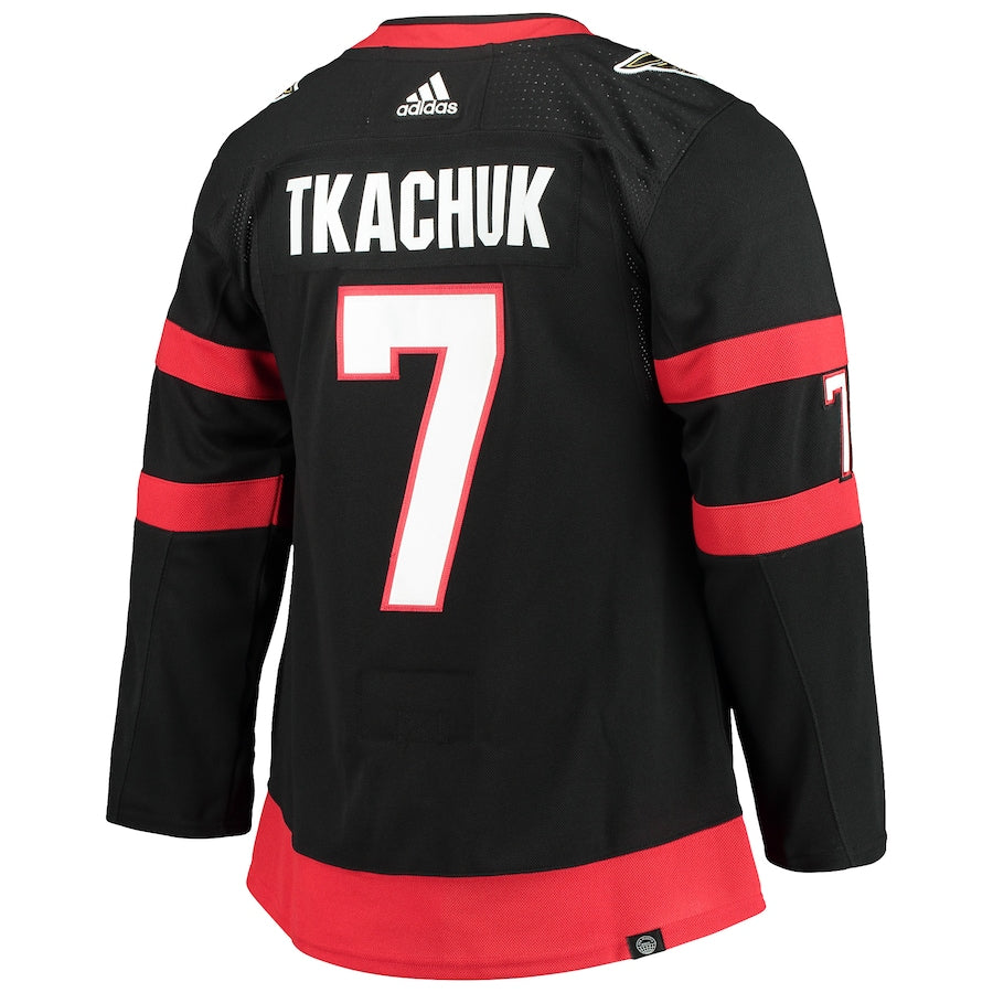 Brady Tkachuk Ottawa Senators   Home Primegreen   Jersey - Black