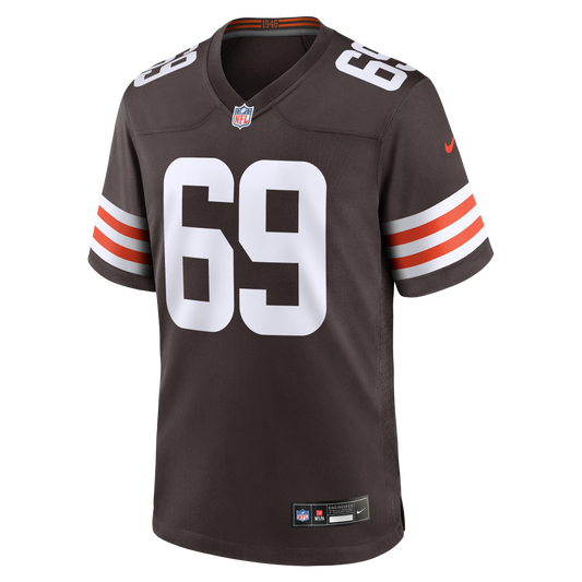 Cleveland Browns Tyre Phillips Brown Team Game Jersey