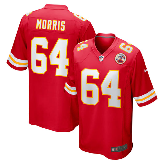 Kansas City Chiefs Wanya Morris Red Game Jersey