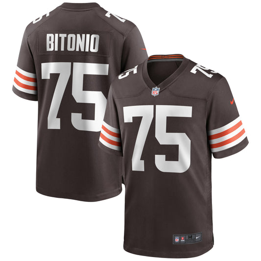 Cleveland Browns Joel Bitonio Brown Game Jersey