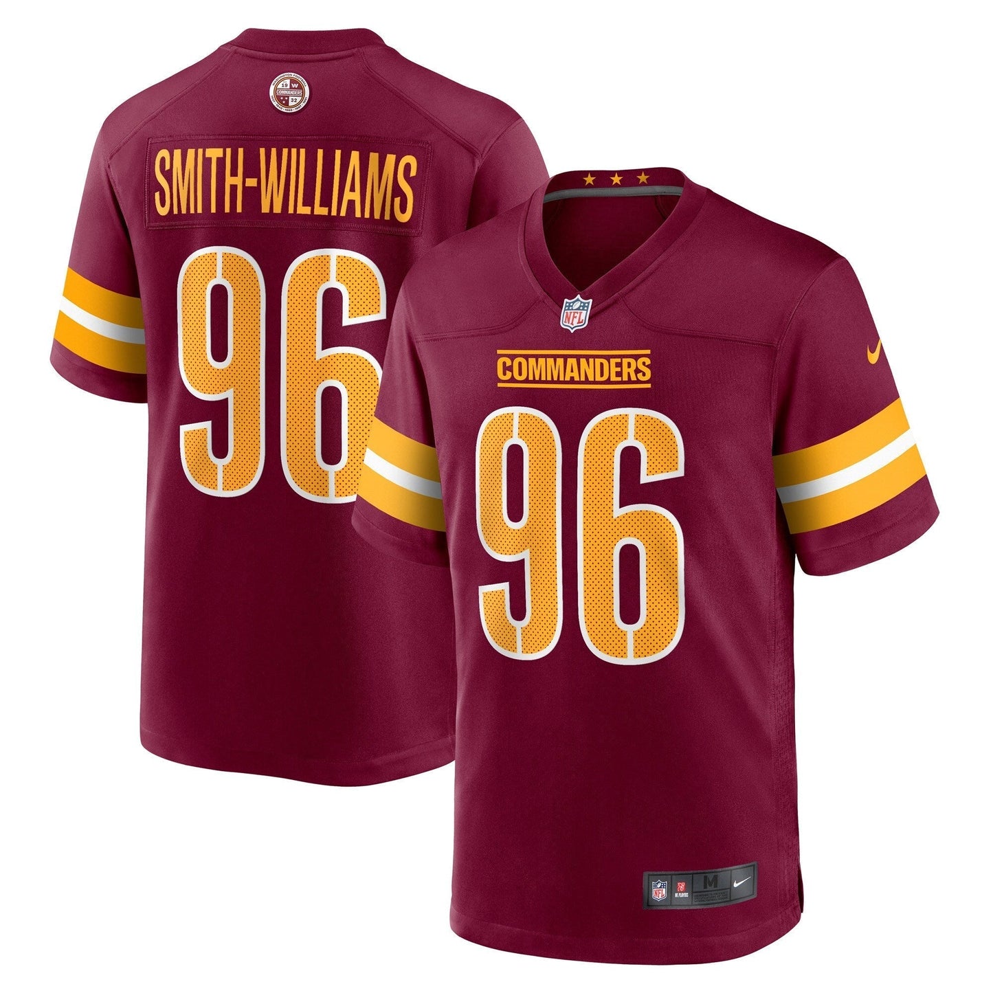 James Smith-Williams Washington Commanders Nike Game   Jersey - Burgundy