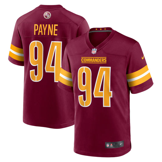 Washington Commanders Da'Ron Payne Burgundy Game Jersey