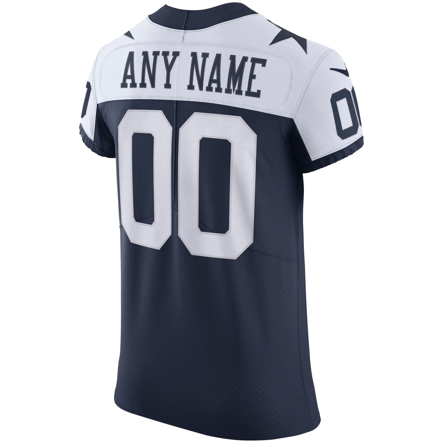 Dallas Cowboys Navy Alternate Vapor Elite Custom Jersey
