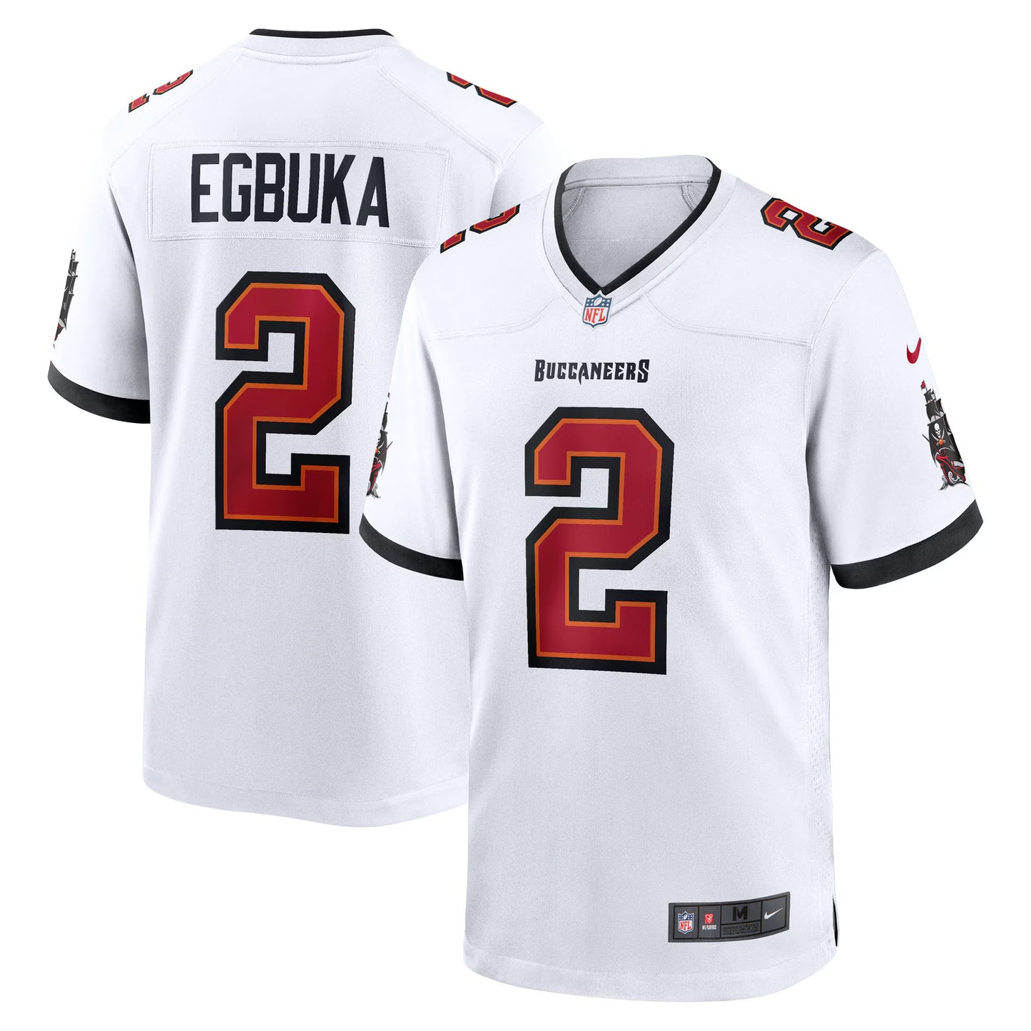 Tampa Bay Buccaneers Emeka Egbuka White Game Jersey