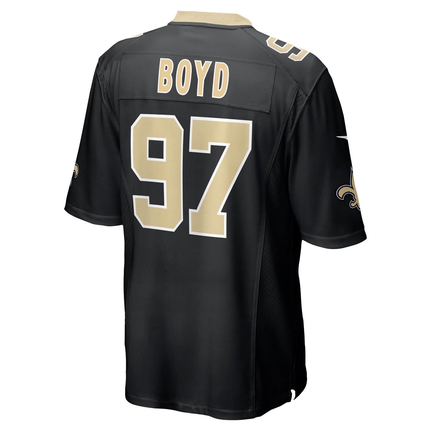 New Orleans Saints Khristian Boyd Black Game Jersey