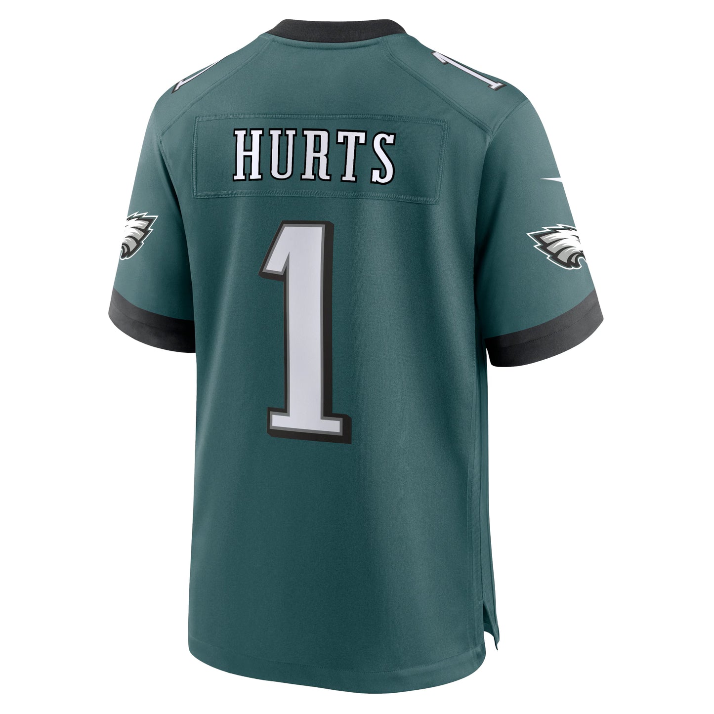 Philadelphia Eagles Jalen Hurts Midnight Green Team Game Jersey