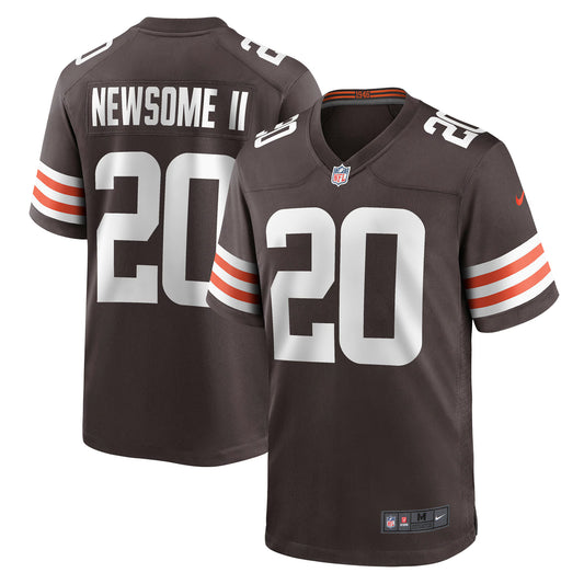 Cleveland Browns Greg Newsome II Brown Game Jersey