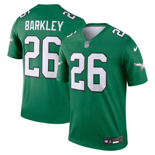 Philadelphia Eagles Saquon Barkley Kelly Green Legend Player Performance Top