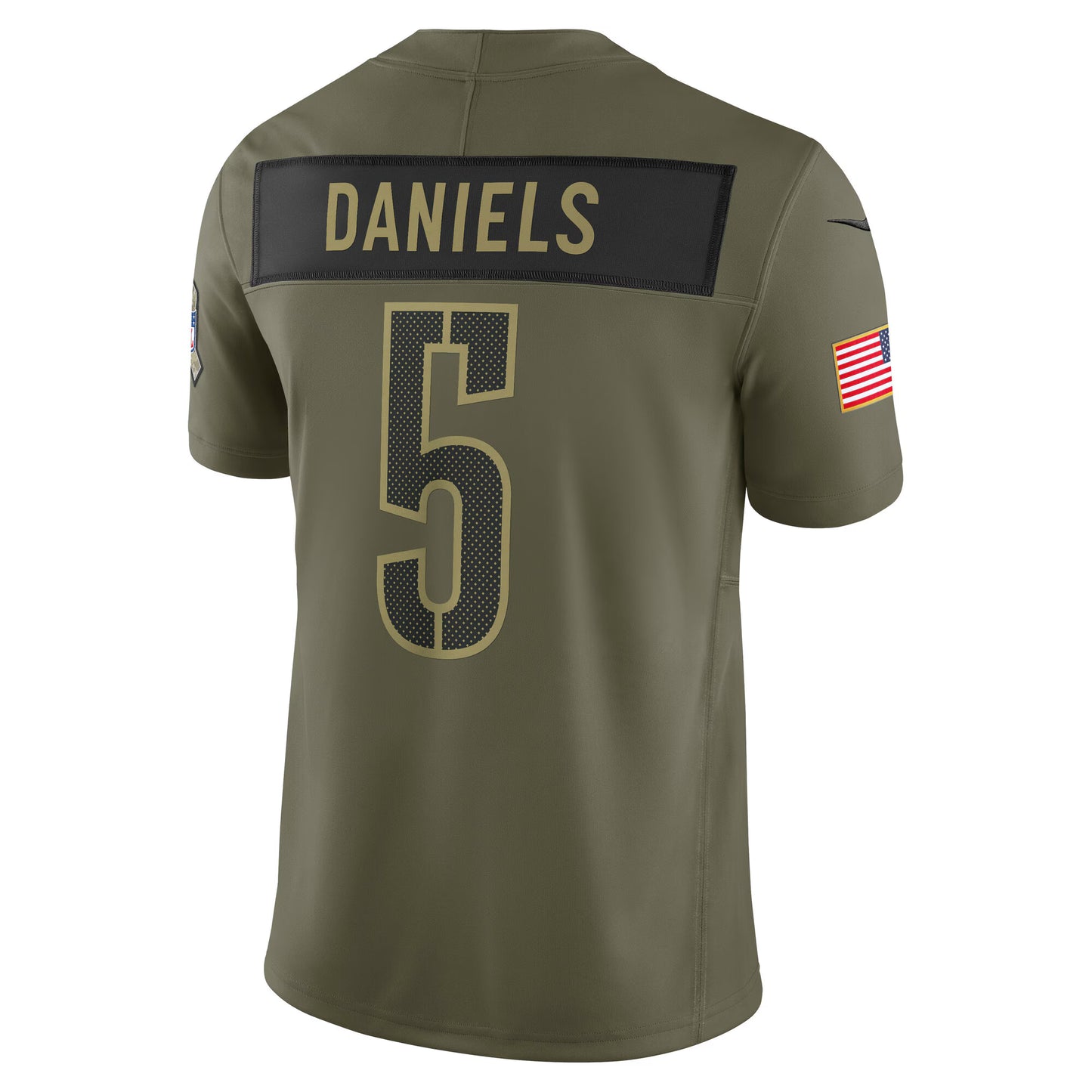 Washington Commanders Jayden Daniels Olive 2025 Salute to Service Limited Jersey