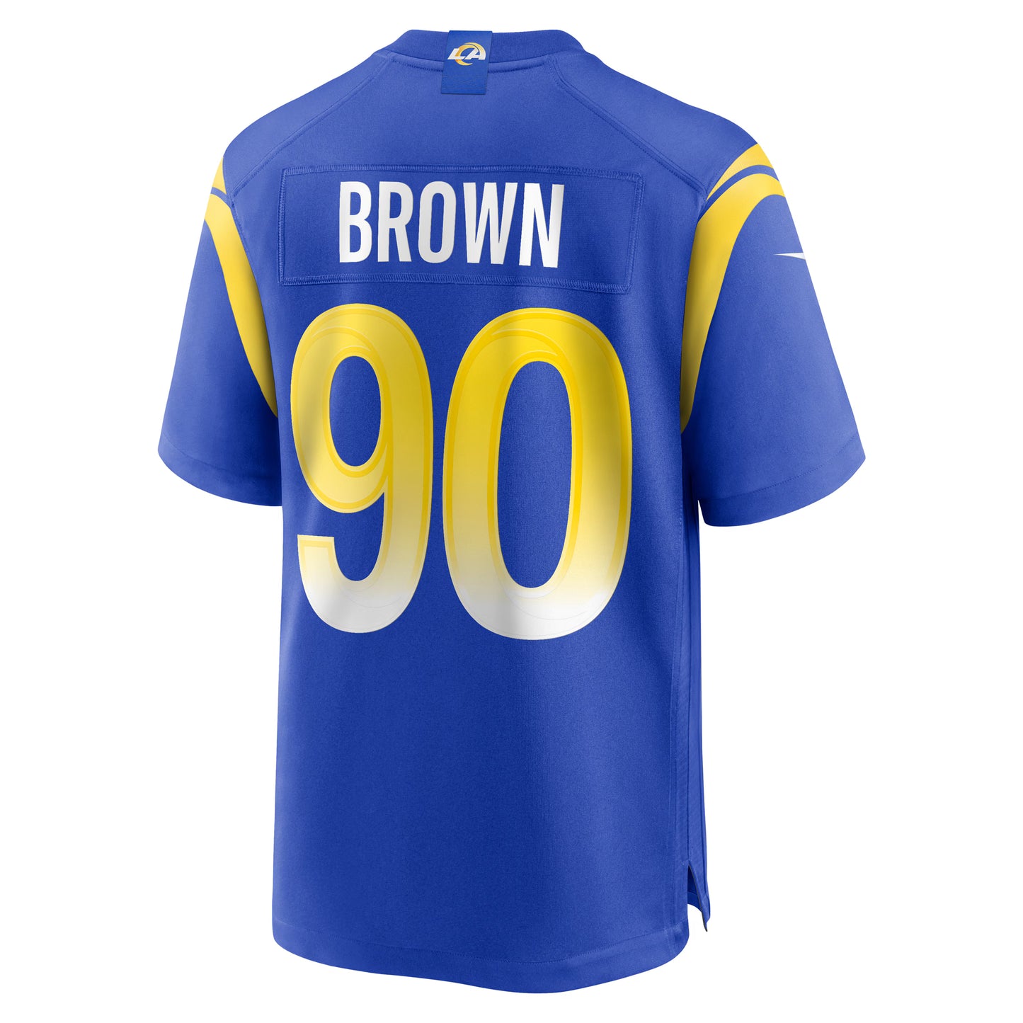 Los Angeles Rams Earnest Brown IV Royal Team Game Jersey