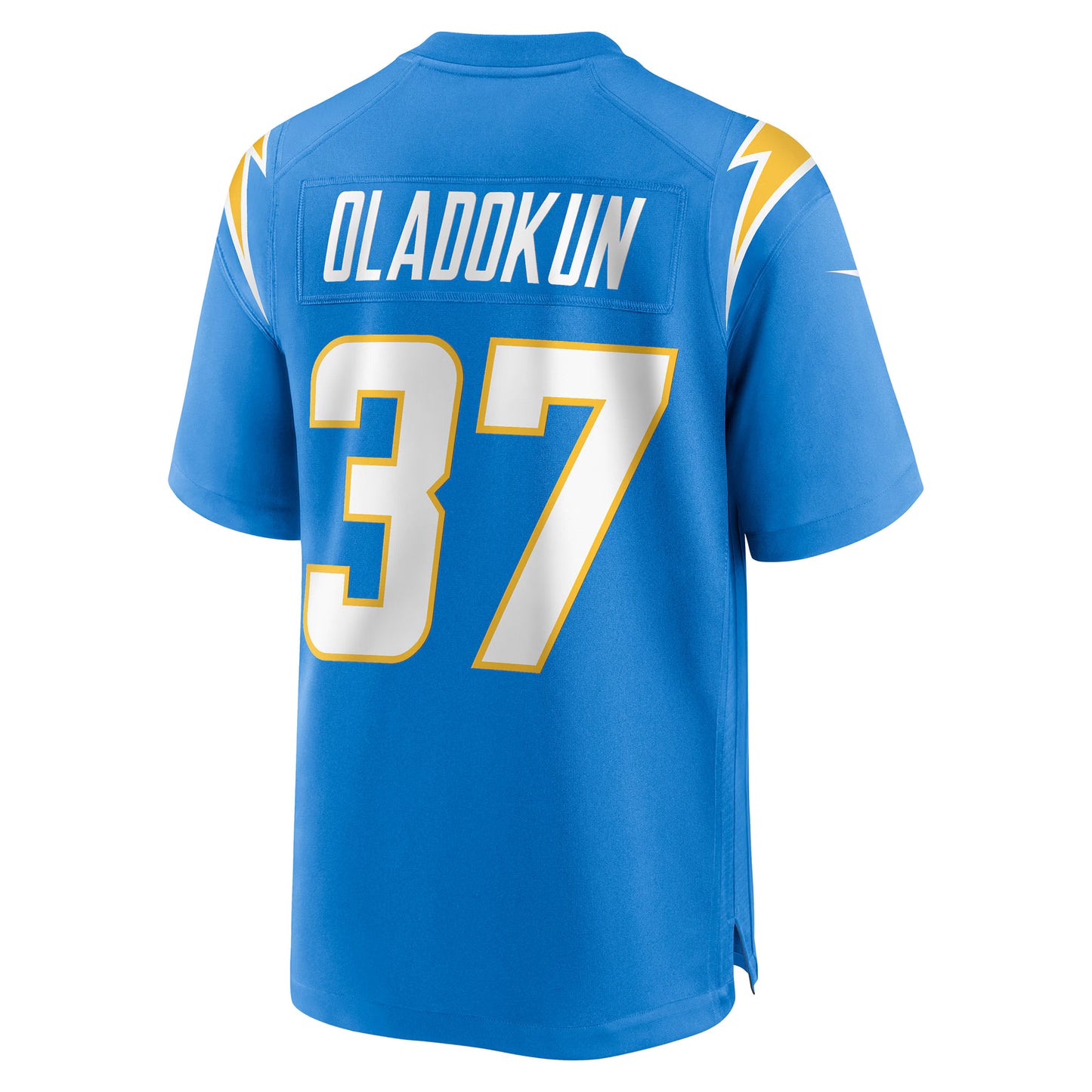 Los Angeles Chargers Jordan Oladokun Powder Blue Team Game Jersey