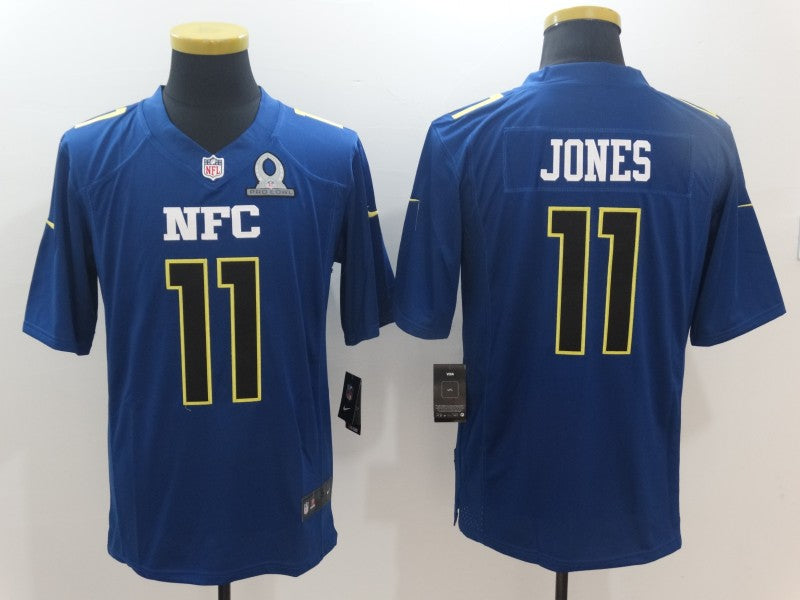 Men's Atlanta Falcons Julio Jones #11 Blue Game Player Jersey1