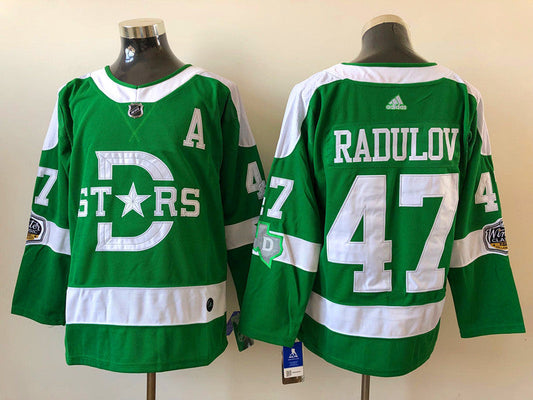 Men's Dallas Stars Alexander Radulov #47 Green Breakaway Player Jersey1
