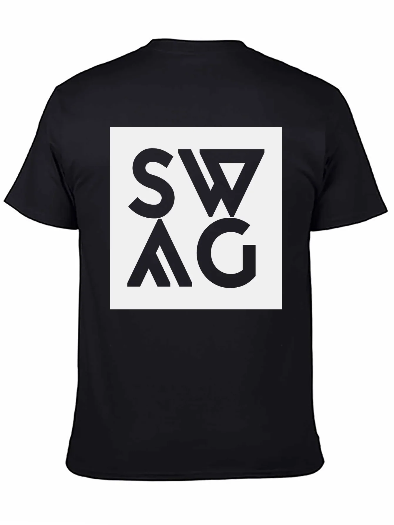 Swag Graphic Tee - Black Cotton Blend