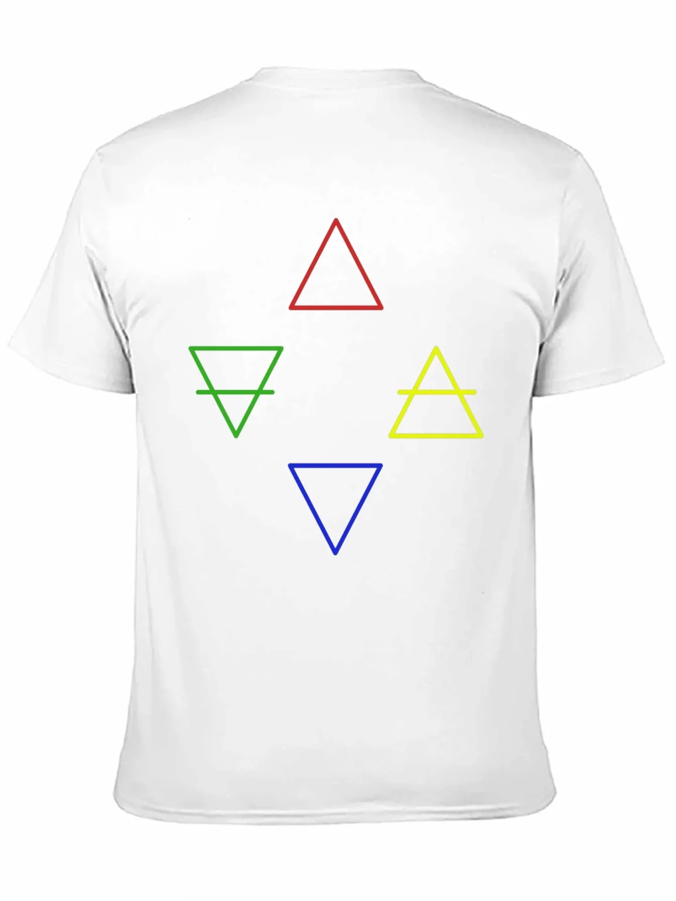 Elements Symbol Graphic T-Shirt - Earth Fire Water Air