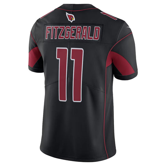 A.Cardinals #11 Larry Fitzgerald Player Black Vapor Untouchable Color Rush Limited Football Jerseys