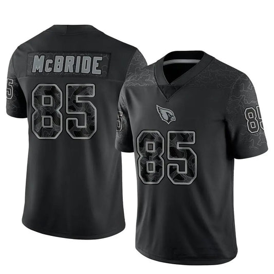 A.Cardinals #85 Trey McBride Player Black RFLCTV Limited Football Jerseys