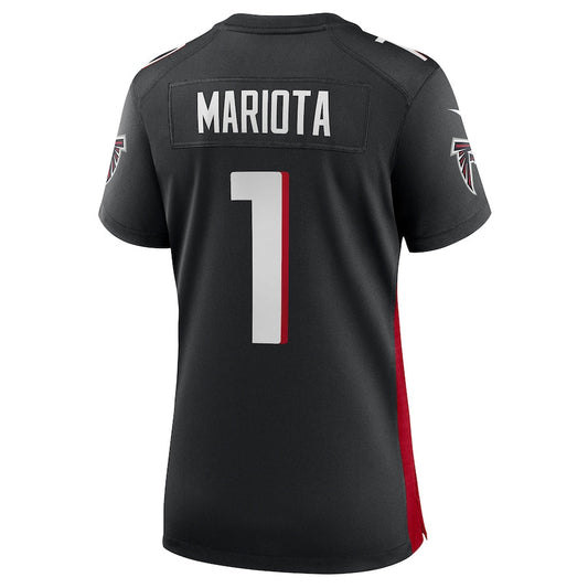 A.Falcons #1 Marcus Mariota Black Game Jersey Stitched American Football Jerseys