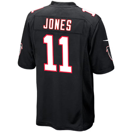 A.Falcons #11 Julio Jones Player Black Replica Game Football Jerseys