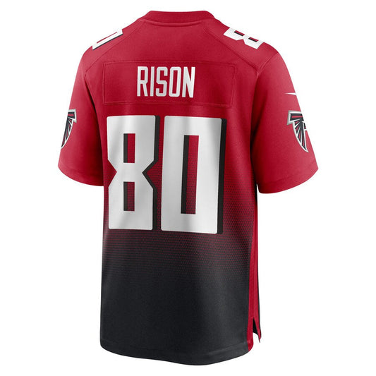 A.Falcons #80 Andre Rison Player Red Home Game Football Jerseys