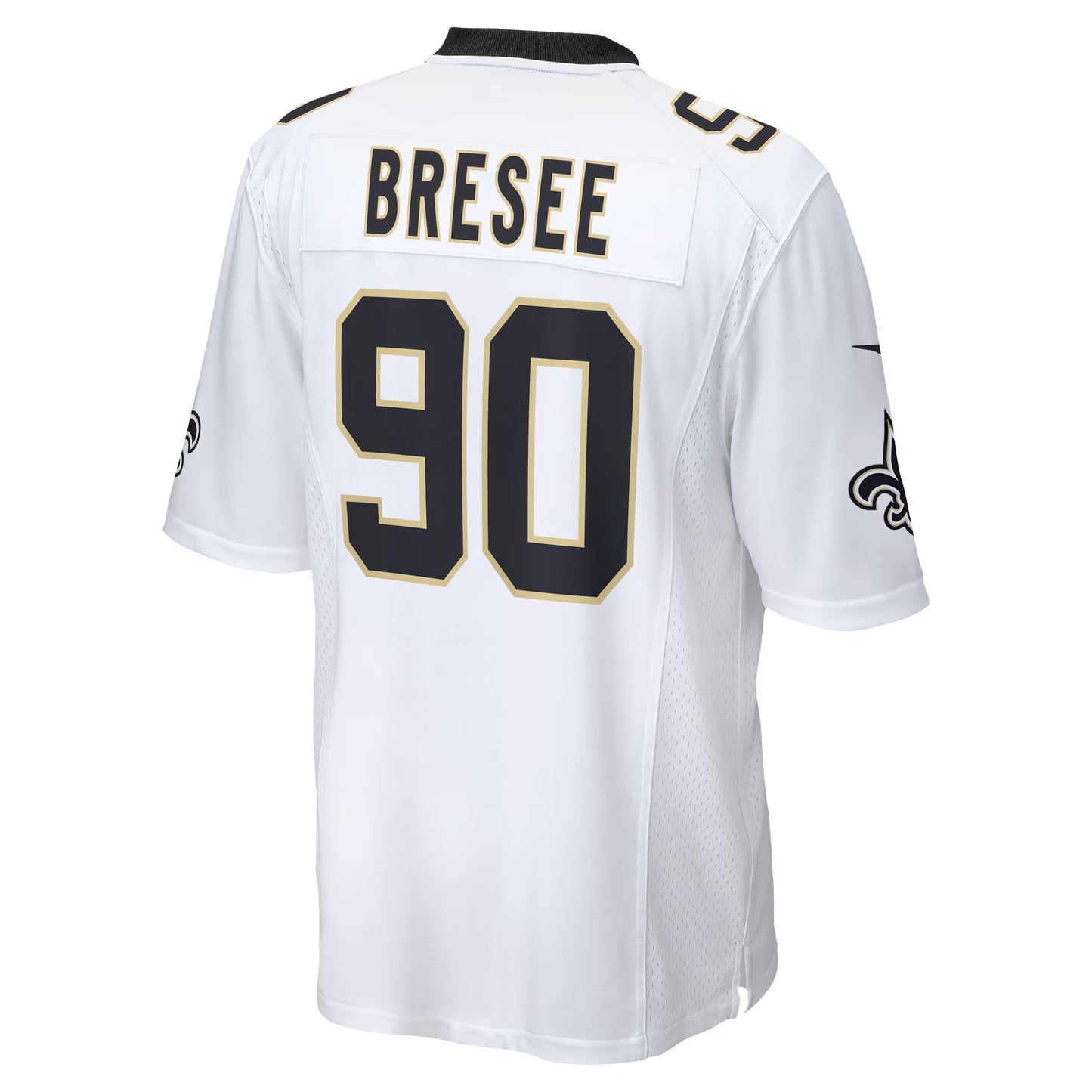 New Orleans Saints Bryan Bresee White Game Jersey
