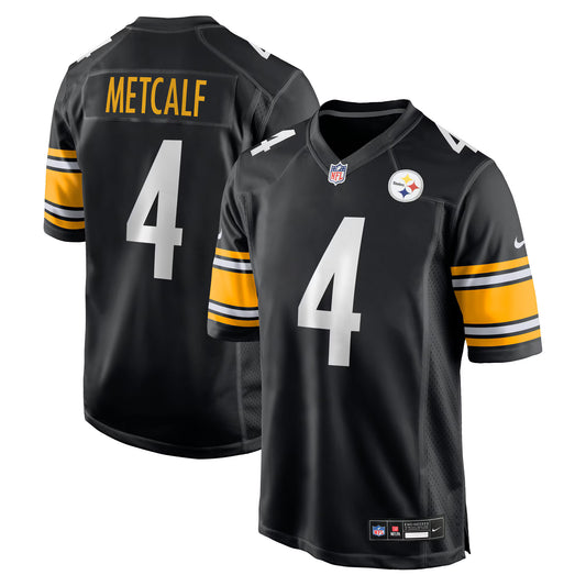 Pittsburgh Steelers DK Metcalf Black Game Player Jersey