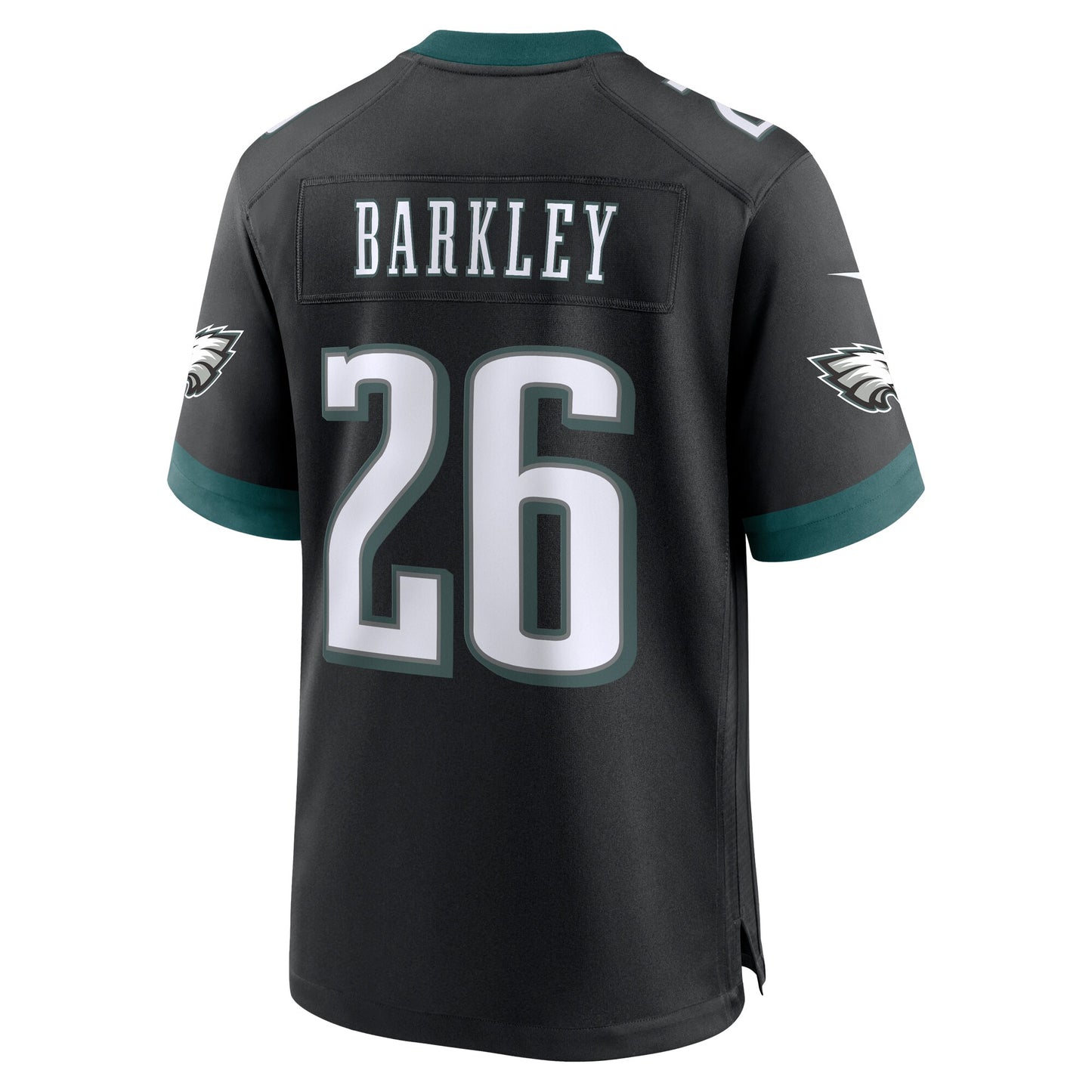 Philadelphia Eagles Saquon Barkley Black Alternate Game Jersey