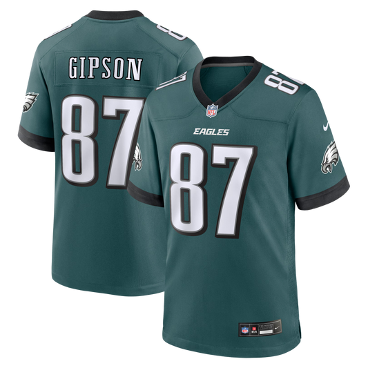 Philadelphia Eagles Xavier Gipson Midnight Green Team Game Jersey