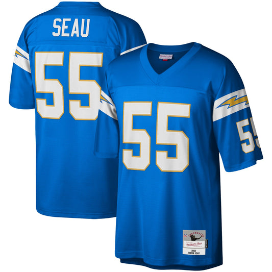Los Angeles Chargers Junior Seau Mitchell & Ness Powder Blue Legacy Replica Jersey