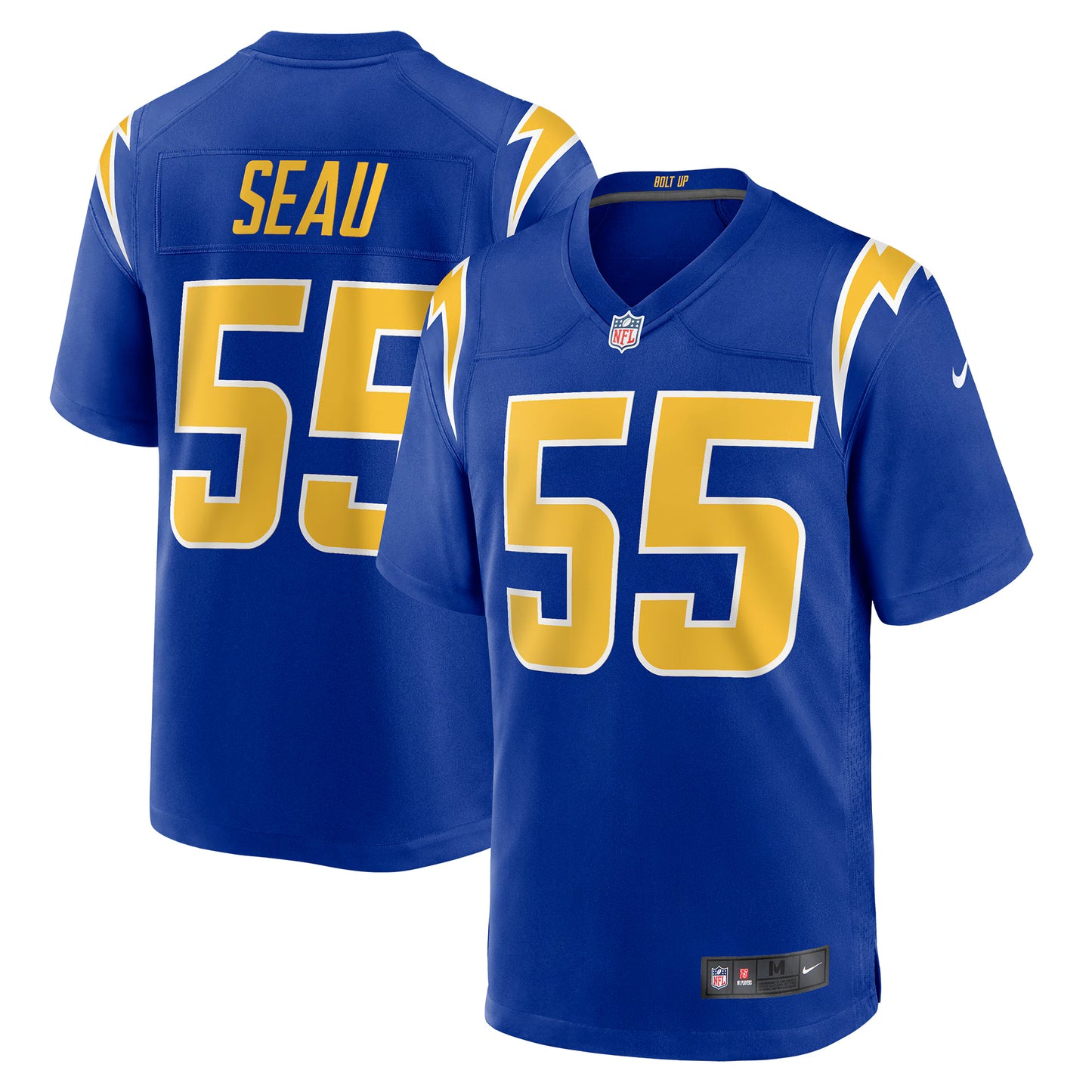Los Angeles Chargers Junior Seau Royal Retired Player Alternate Game Jersey