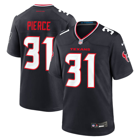Houston Texans Dameon Pierce Navy Game Jersey