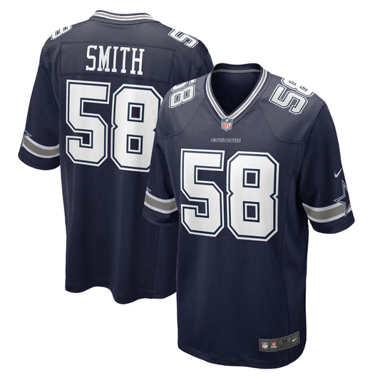Dallas Cowboys Mazi Smith Navy Game Jersey