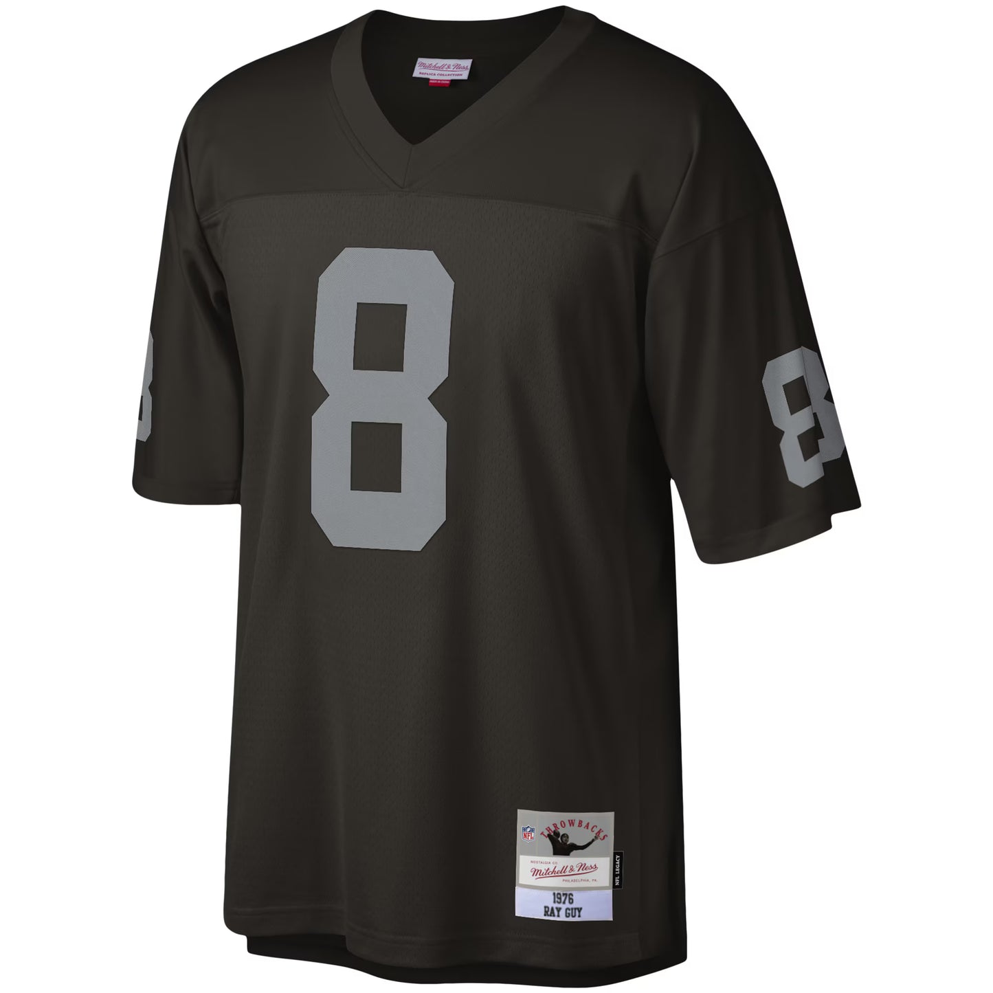 Las Vegas Raiders Ray Guy Mitchell & Ness Black Legacy Replica Jersey
