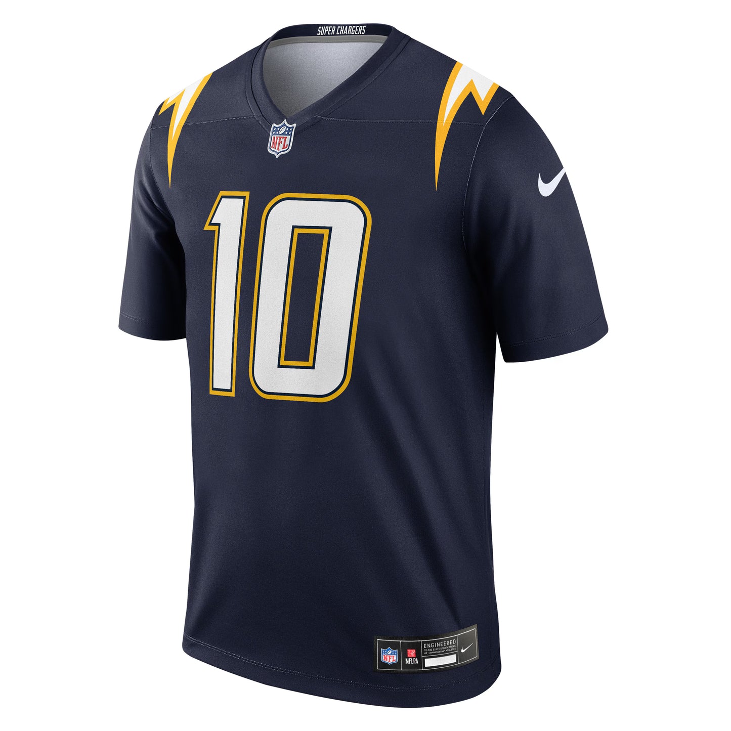 Los Angeles Chargers Justin Herbert Navy Alternate Super Chargers Legend Player Performance Top