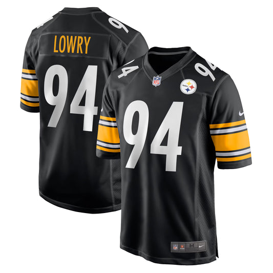 Pittsburgh Steelers Dean Lowry Black Game Jersey