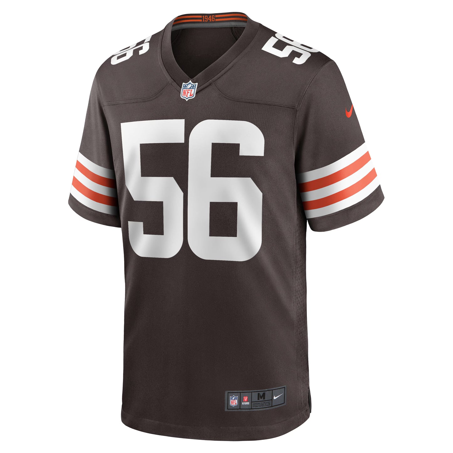 Cleveland Browns Luke Wypler Brown Team Game Jersey