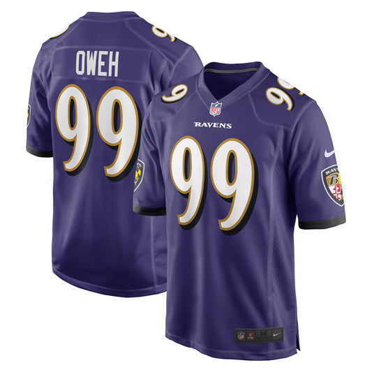 Baltimore Ravens Odafe Oweh Purple Game Jersey