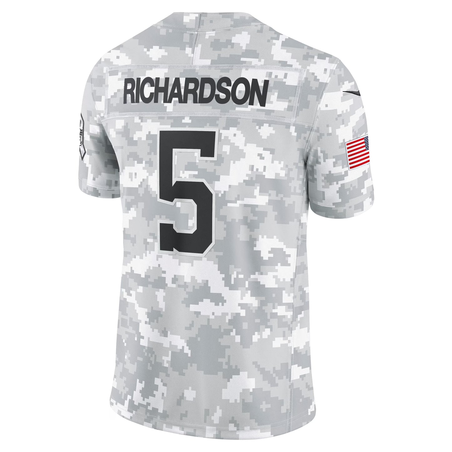 Indianapolis Colts Anthony Richardson Arctic Camo 2024 Salute to Service Limited Jersey