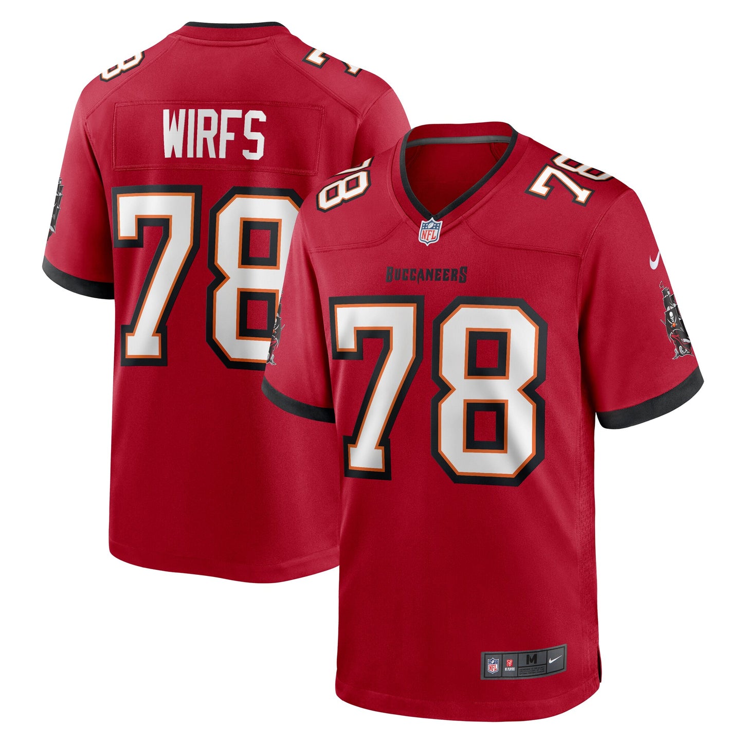 Tampa Bay Buccaneers Tristan Wirfs Red Game Jersey